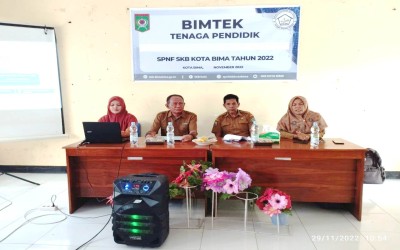 TINGKATKAN KOMPETENSI PAMONG BELAJAR DAN TUTOR DI ERA MERDEKA BELAJAR, SKB KOTA BIMA ADAKAN BIMTEK PENYUSUNAN PERANGKAT AJAR KURIKULUM MERDEKA