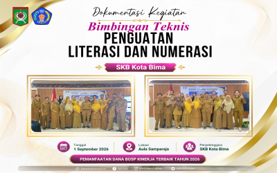 Tingkatkan Kualitas Pembelajaran Kesetaraan, SKB Kota Bima Gelar Bimtek Penguatan Literasi dan Numerasi Lewat Dana BOSP Kinerja 2026