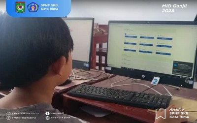 Kegiatan MID Semester Ganjil 2025: Uji Kompetensi Berbasis Komputer untuk Warga Belajar SKB Kota Bima